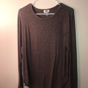 Long sleeve crew neck shirt